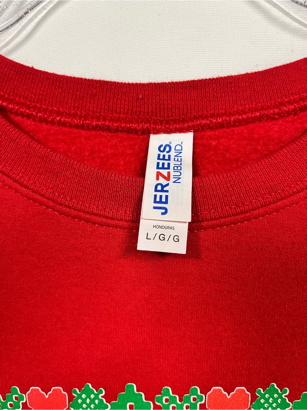 Office Holiday Graphic Sweatshirt - 'Well Happy Birthday Jesus' sz Large - Picture 4 of 6